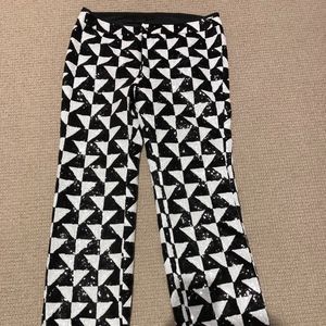 Cynthia Rowley checkered sequin pants- NEW W/ TAGS